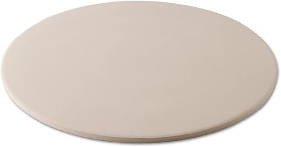 Char-Griller 6202 AKORN Kamado Charcoal Grill 15" Pizza Stone, Ivory