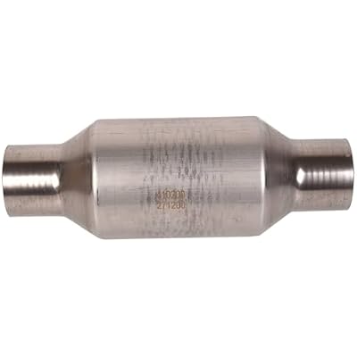 2 Universal Catalytic Converter, High Flow Stainless Steel Catalytic Converter EPA Approved, 2 inch 400 Cell 271200