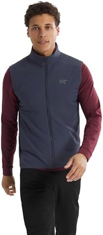 Arc'teryx Atom Vest Men's | Warm-Even-When-Wet Synthetically Insulated Vest | Black Sapphire, X-Small