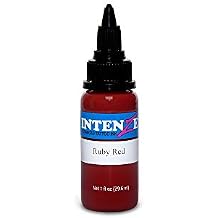 Intenze Tattoo Ink - Ruby Red - 4oz Bottle