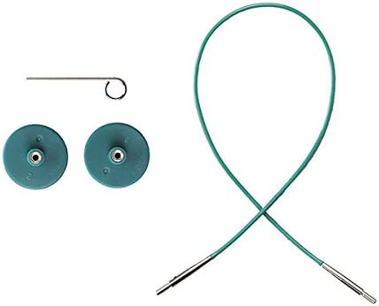 Knit Picks Interchangeable Circular Knitting Needle Cable - 16" Green