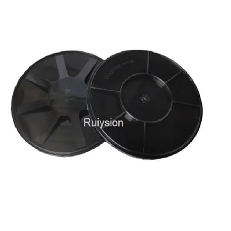 4 inch Anti-Static Wafer Round Conductive Black Polypropylene Wafer Carriers 4" 10 pcs