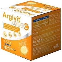 Argivit Effervescent Vitamin C Sachet, Immune Support with Zinc, Vitamin D3 and K2, 1000mg Vitamin C, 10 Sachets