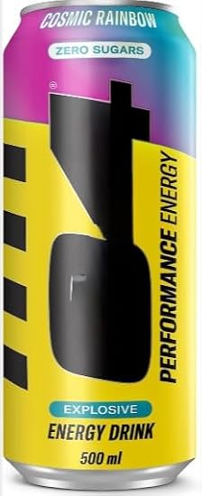 Performance Energy Drinks Cosmic Rainbow 500ml (Pack of 12) "A symphony of flavors" Tasty Drink