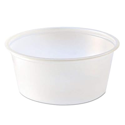 Fabri-Kal PC325 Portion Cups, 3 14 oz, Translucent, 125 Per Sleeve Case of 20 Sleeves