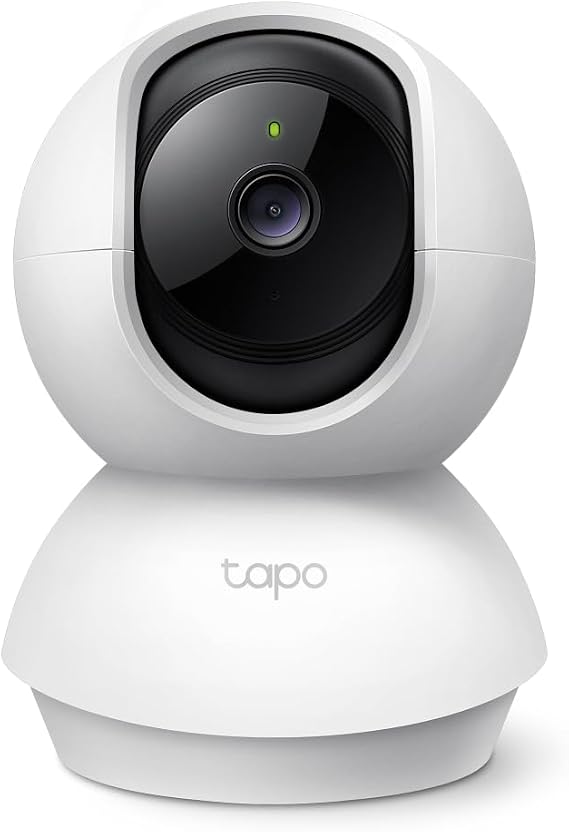 Tapo C200C, 1080P Full HD, Hareket Tespit ve Takibi, 360°, 9m Gece Görüşü, Çift Yönlü Ses, Sesli Alarm, Bulut/Yerel Depolama, Bebek Ağlaması Tespiti, İç Mekan Wi-Fi Güvenlik Kamerası