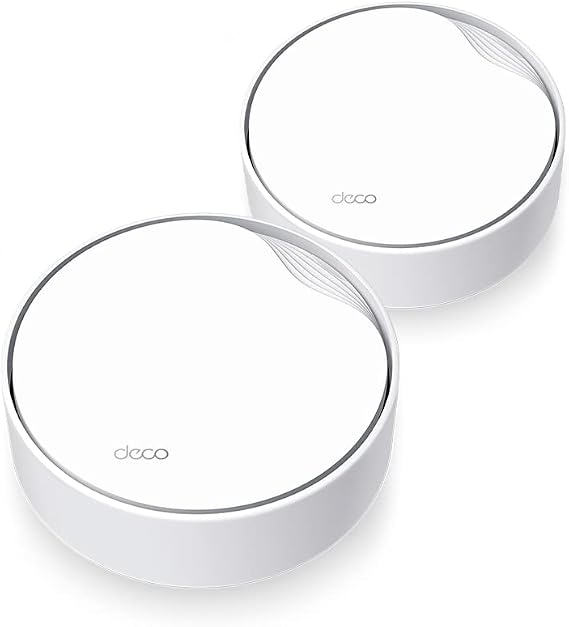 TP-Link Deco X50-PoE 2-pack, AX3000 Mbps, PoE Destekli, Dual-Band, 2,5Gbps Ethernet Portu, 150 Cihaza Kadar Bağlantı, 420 m² 'ye Kadar Kapsama, Mobil Uygulama ile Kolay Kurulum, Wi-Fi 6 Mesh Sistemi
