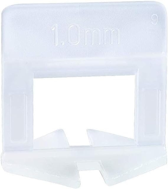 Xgunion Tile Leveling System Clips 400 Pcs - 1/32 Inch (1mm) Spacers
