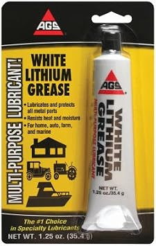 AGS WL-1H White Lithium Grease, 1.25 oz. - Quantity 12