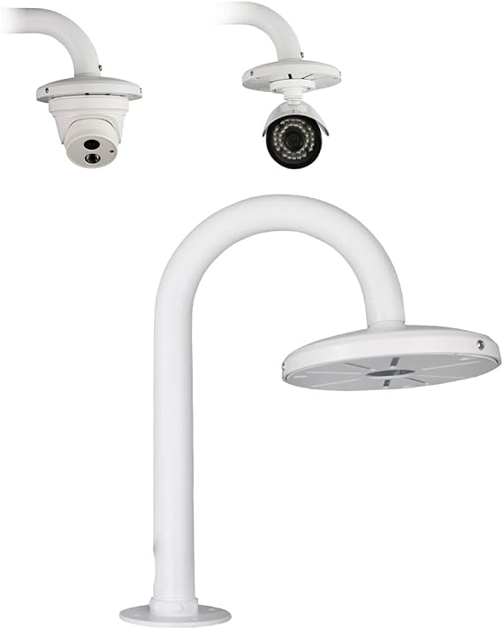 Security Camera Mount Bracket, Dome Camera Mount Universal Camera Wall Mounting Bracket for CCTV Security Camera/IP Camera, U Type (11.8 inch)