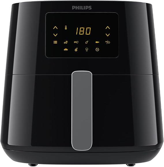 Philips 3000 Series Airfryer XL 6.2L Friggitrice ad aria 14-in-1 App per ricette HD9270/70 (Philips HD9270/70 Airfryer XL 2000 W)