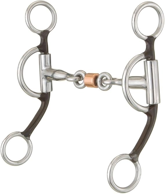 Tough 1 Kelly Silver Star Kelly Silver Star 3 Piece Dogbone Roller Snaffle Bit