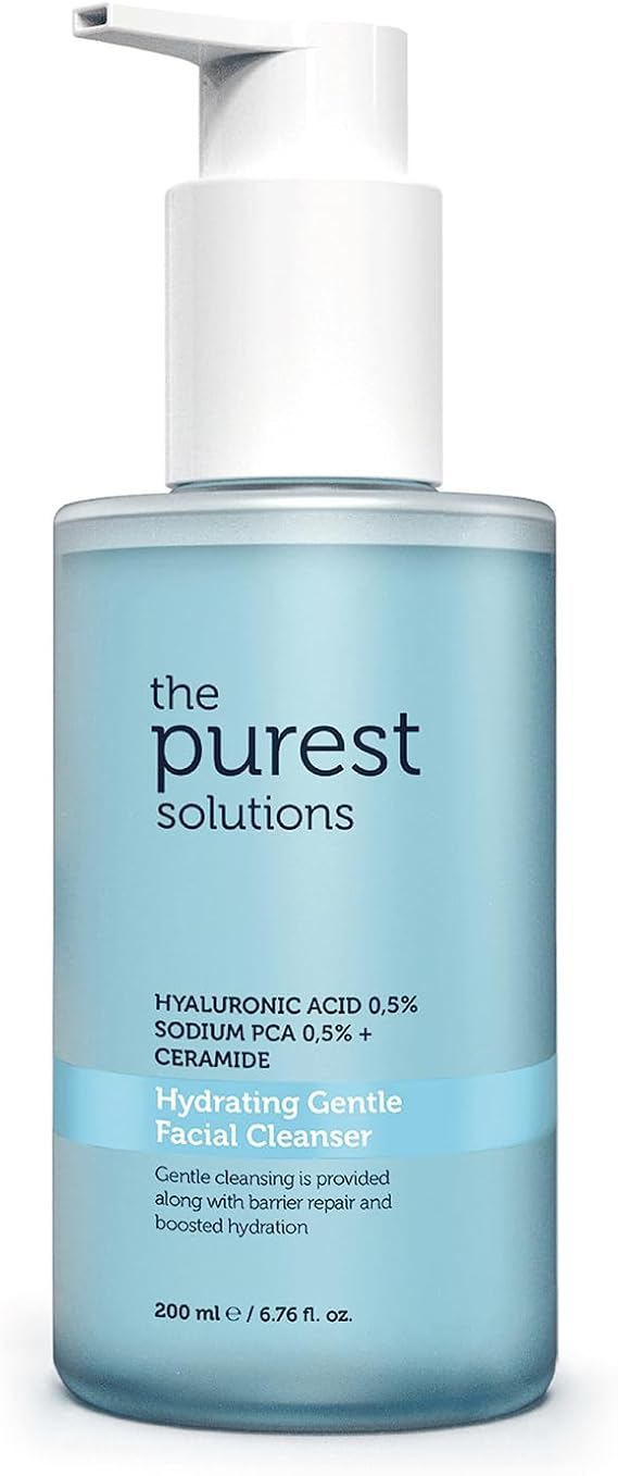 The Purest Solutions Hydrating Gentle Facial Cleanser 0.5% Hyaluronic Acid 0.5% Sodium PCA Ceramic