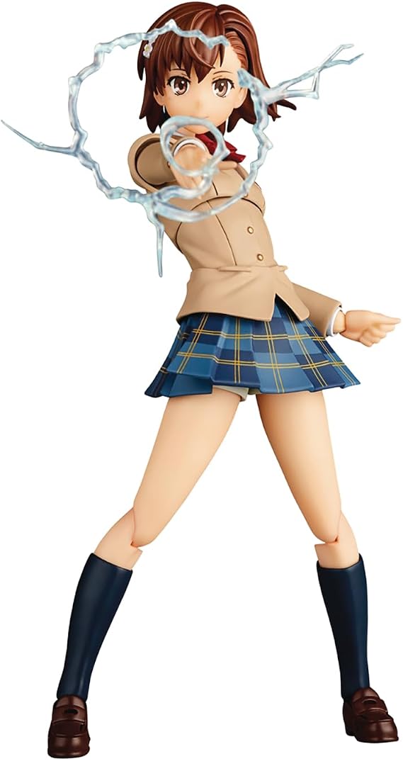 Revoltech Amazing Yamaguchi A Certain Scientific Railgun Mikoto Misaka Winter Uniform Ver.