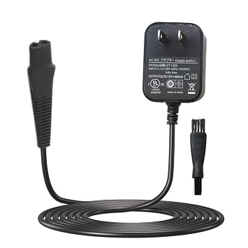 12V Shaver Charger Power Cord Replacement for B-raun Silk Epil 5 7 9 Flex Series B-raun XT5 Series:7175 7180 7181 7185 7280 7281 7285 7380 7381 7385 7480 7481