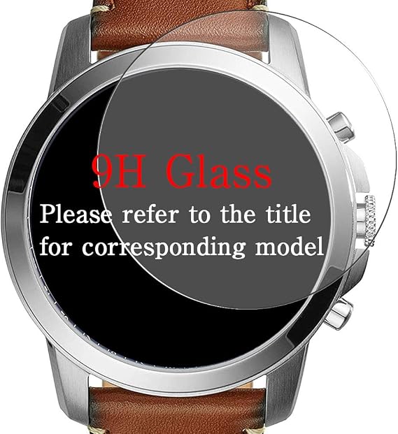 [3 Pack] Puccy Tempered Glass Screen Protector Compatible with Swatch Chrono Blue Steward SUSB417 Film Protectors Anti Scratch Bubble Free for Smartwatch