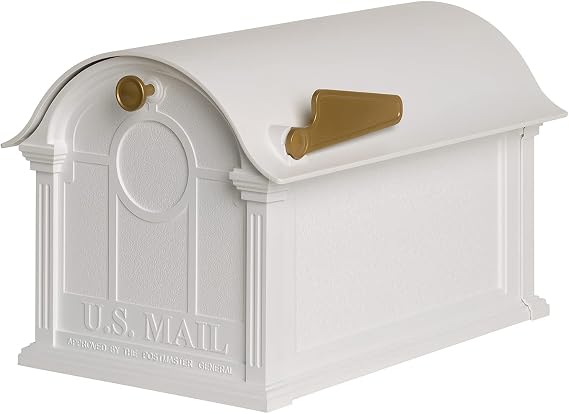 Whitehall Balmoral Mailbox - White,Extra Large