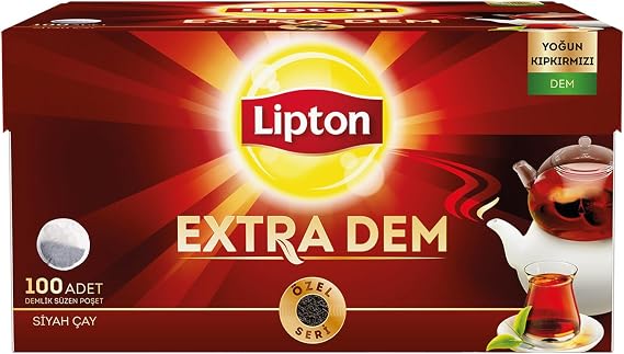 Lipton Extra Dem Demlik Poşet Çay, 100'lü, 320g