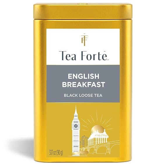 Tea Forte English Breakfast Loose Leaf Tea Canister
