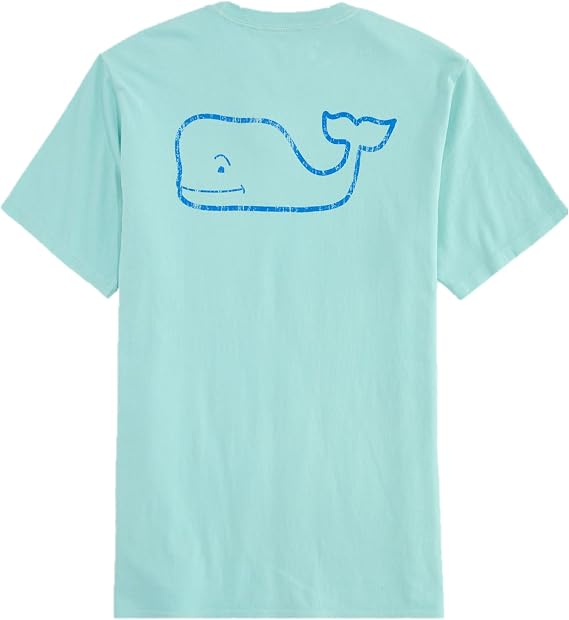 Vineyard Vines Men's Drift Dye Vintage Whale Short-Sleeve Pocket Tee