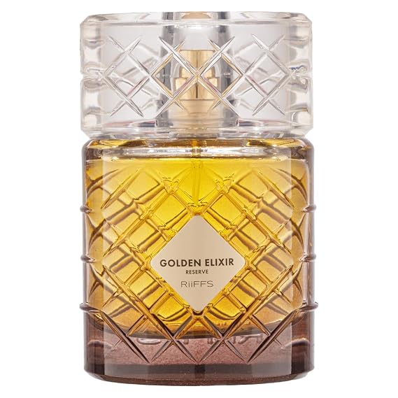 Riiffs Perfumes Golden Elixir Reserve Extrait De Parfum Spray, 3.4 Ounce (Unisex)