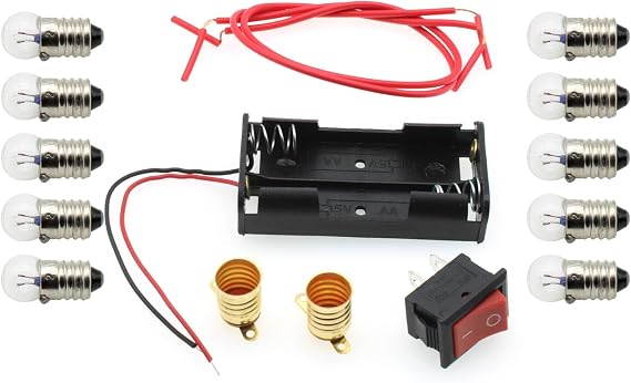 FDXGYH 1 Set Electrical Circuit Experiment Kit DIY Circuit Experiment