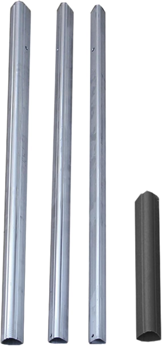 BestNest S&K Telescoping Purple Martin House Pole with Ground Socket, 15'