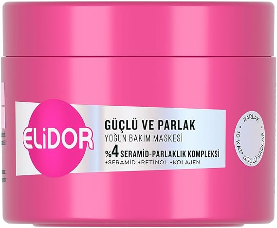 Elidor Güçlü ve Parlak Yoğun Bakım Saç Maskesi 220 Mililitre