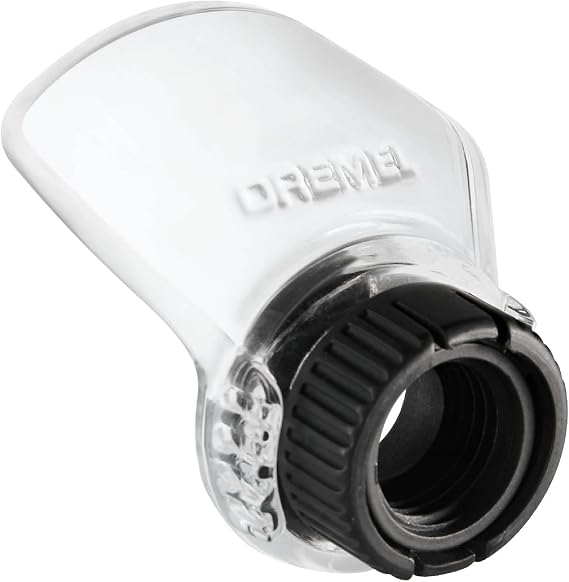 Dremel A550 Rotary Tool Shield Attachment Kit with 4 Accessories | Clear Protective Shield | Debris Deflection Design | Threaded Attachment Mount | Transparent Guard Housing