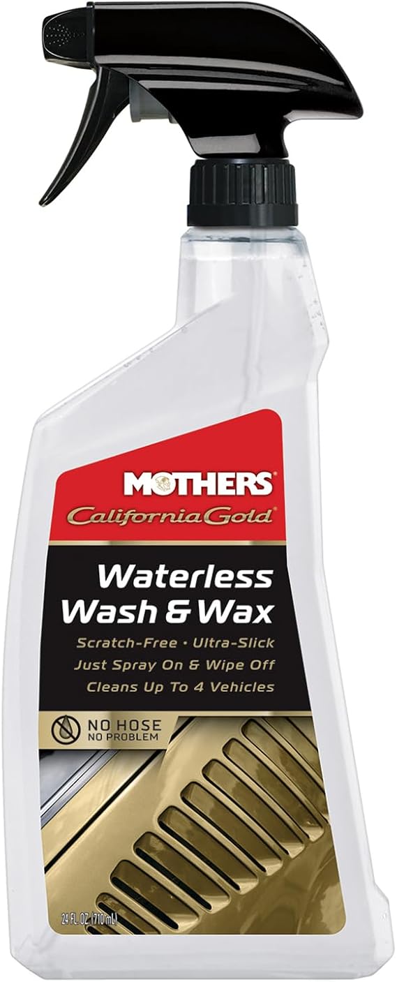 Mothers California Gold Waterless Wash & Wax, 24 oz. (05644)