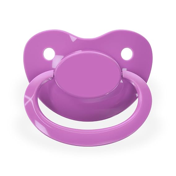 Pacifier Addict - Fixx - JUMBO Functional Adult XXL Silicone Pacifier - Size 10 (Bold Lilac)