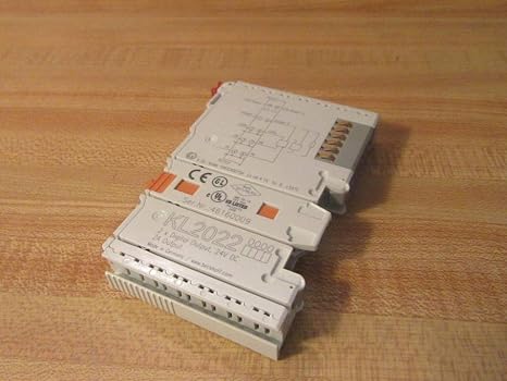 BECKHOFF KL2022 0 to +55 Degree C, 2 AMP, 24 VDC, 2-Channel, 4-Wire System, Bus Terminal, Digital Output, DIN Rail MOUNTING, IP20