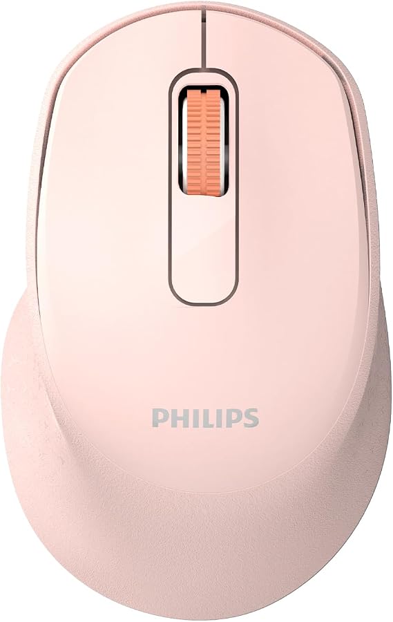 Philips SPK7448 Kablosuz Bluetooth 1600DPI 4 Tuşlu Optik Sessiz Mouse Pembe