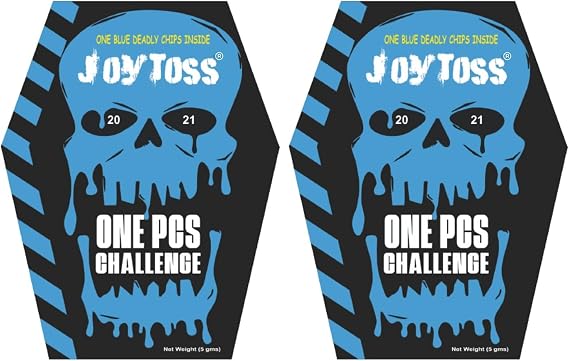 Joytoss One-pcs Challenge (Pack of 2) | Extremely Spicy Tortilla Chips | Hottest Chips in the World | Ultimate Hot Snack | 10 Grams