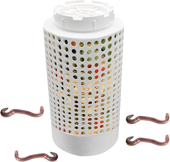 In Ground Composter Farm Worm Composter | Yard Vermicomposting Solution for Growers Homeowners Beginners Backyard Farm Lawn School Projects