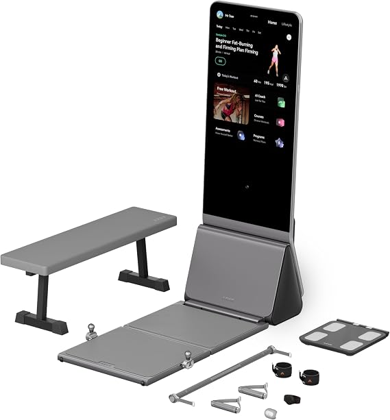 AEKE Smart Home Gym System- Fitness Mirror K1: AI-Powered All-in-One Fitness Machine for Full-Body Strength Training and Personalized Workouts