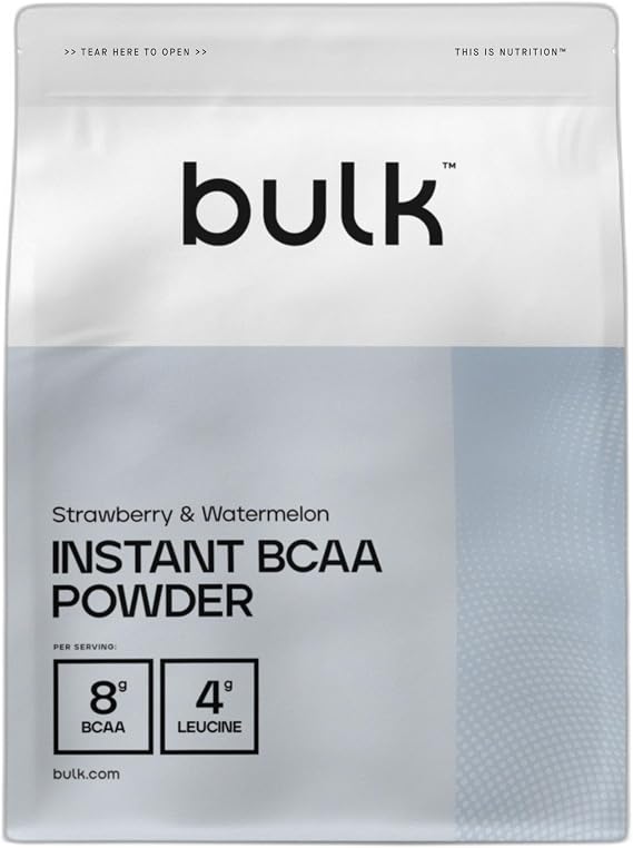 Bulk Instant Branched Chain Amino Acids, Strawberry & Watermelon, 500 g