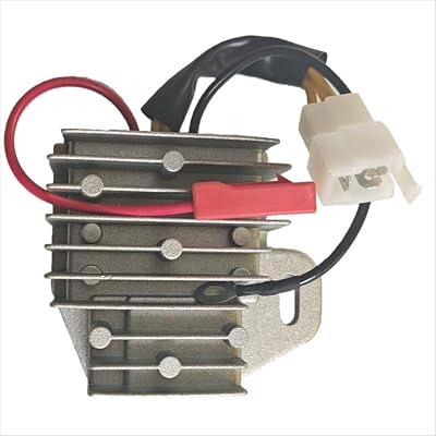 Universal Motorcycle Voltage Regulator Rectifier 12V Compatible with Automotive Motorcycle Parts TVSKING Apache RTR 200 Chiaratto