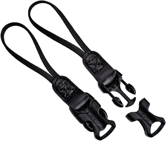 VKO Camera Strap Quick Release QD Loops Connector | for DSLR SLR Cameras Neck Shoulder Strap Binoculars Adapter Connect Connectio(Medium Thick Rope)
