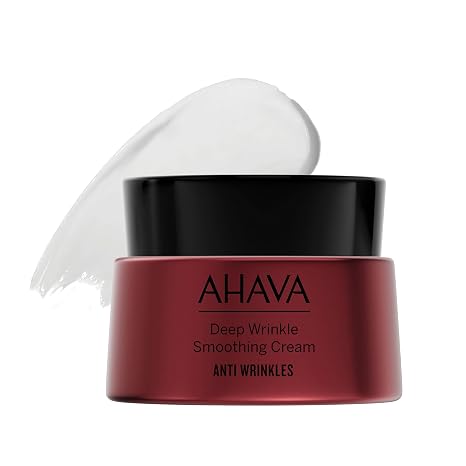 AHAVA Apple of Sodom Advanced Deep Wrinkle Smoothing & Firming Cream - Targets Age-Related Wrinkles & Restores Volume, includes exclusive Osmoter & ATPeptide, 1.7 Fl.Oz