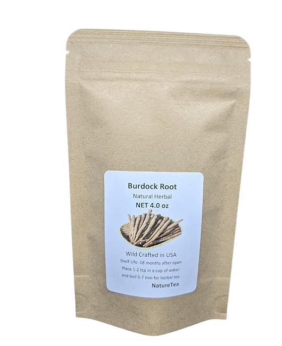 Burdock Root - Arctium lappa Roasted Loose Burdock Root Cut 100% from Nature (1 oz)