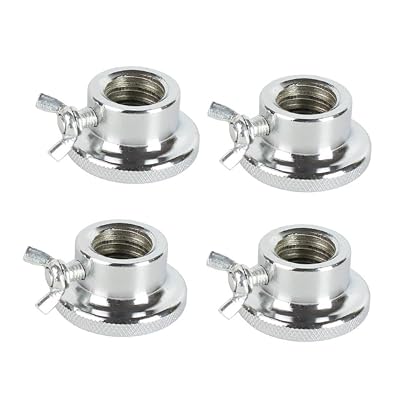 4pcs Dumbbell Nut Barbell Lock Collars Slip Double Lock for Gym Dumbbell Weights