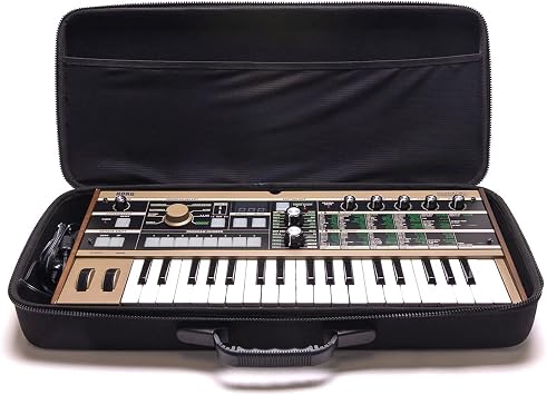 ANALOG CASES Korg MicroKorg/MicroKorg 2 / MicroKorg XL+ Case - Custom-Fitted Compact PULSE Hard Case for Travel
