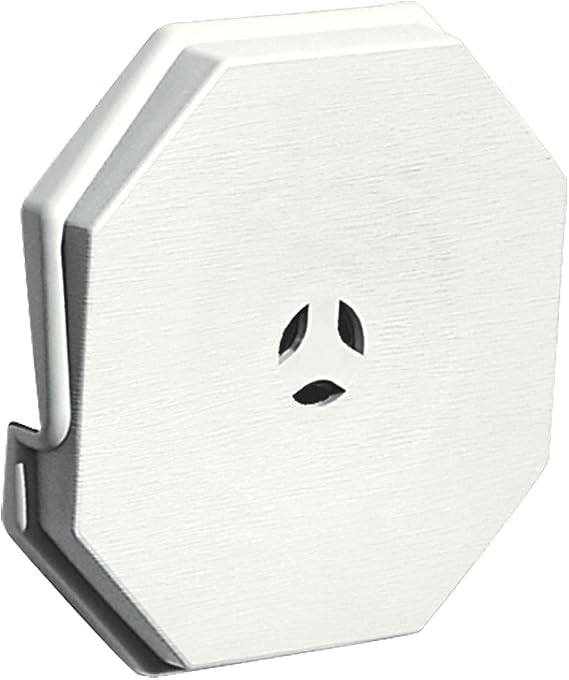 Builders Edge 130110006123 Surface Block 123, White