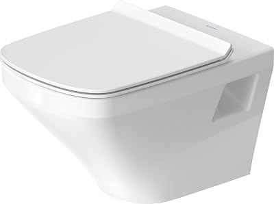 Toilet wall mounted 540mm DuraStyle white washdown rimless US
