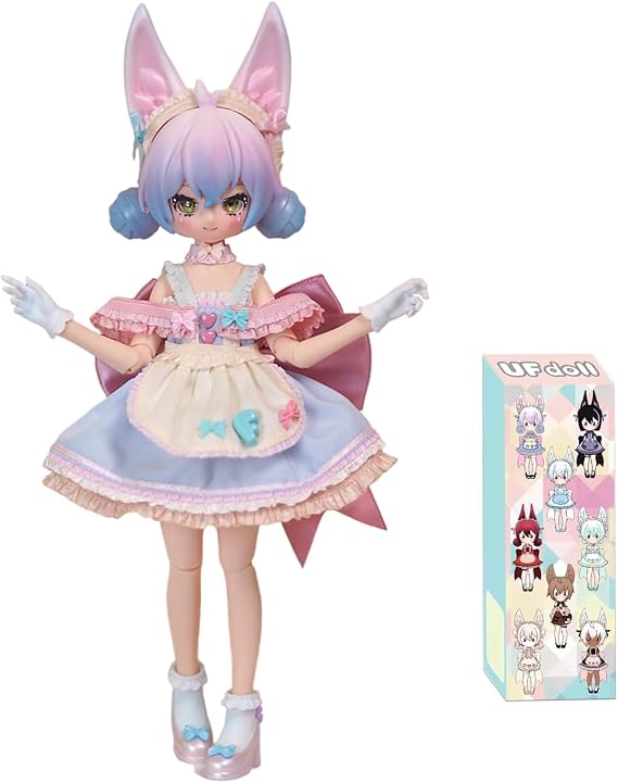 CALEMBOU BJD Dolls Blind Box, Mini Tea Series 1/6 Kawaii Ball Jointed Doll Blind Box Dolls, Collectable Action Figure Birthday Gift for Girls(1PC)