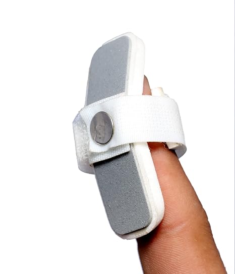 Mallet Finger Splint 1Pc, Foam splint for Deformity and Post-Surgical Care, Universal Size Fingertip protector Splint Support Brace for Broken Fingers