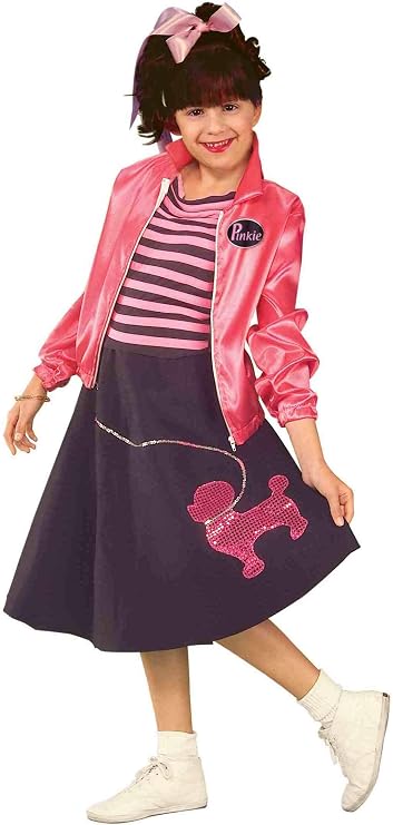 Forum Novelties Nifty Fifties Child's Costume, Small, Multi color