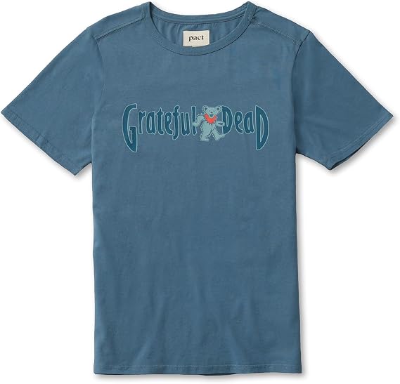 Pact Men's Pact Men's Grateful Dead Graphic Tee - 100% Cotton Grateful Dead Shirt - Cotton Men's Tshirt - Usual Suspect, L