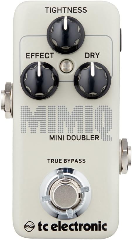 TC Electronic MIMIQ MINI DOUBLER Authentic Doubling Pedal with Responsive Tightness Control for Hyper-Realistic Voice Doubling